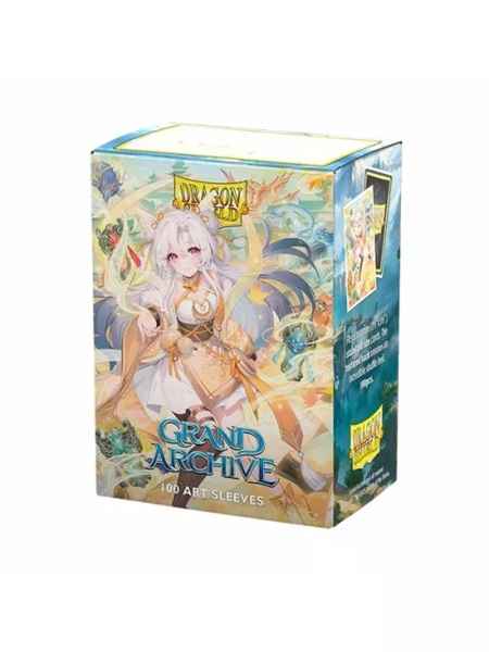 Dragon Shield Deck Protectors License Sleeves: Grand Archive: Guo Jia  Heaven 226 128 153   Favored 100 Lommer Dragonshield Sleeves  At-16128