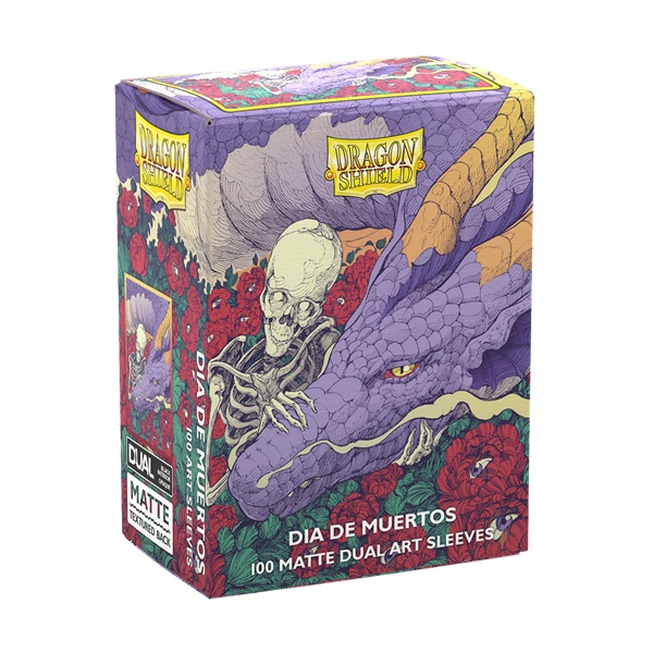 Dragon Shield Deck Protectors Matte Dual Art Sleeves: Dia De Muertos 2026 100 Lommer Dragonshield Sleeves At-12192
