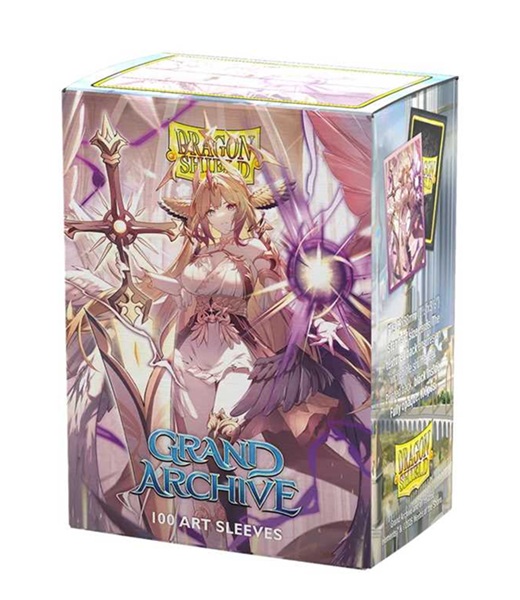 Dragon Shield Deck Protectors Matte Dual Art Sleeves: Grand Archive: Haniel Archangel Of Spectra 100 Lommer Dragonshield Sleeves At-16180