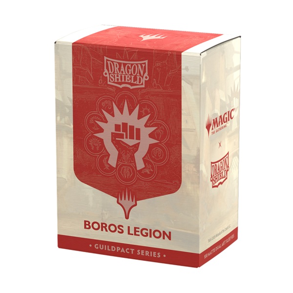 Dragon Shield Deck Protectors Matte Dual Art Sleeves: Magic: The Gathering: The Guildpact Series Boros Legion 100 Lommer Dragonshield Sleeves At-16508