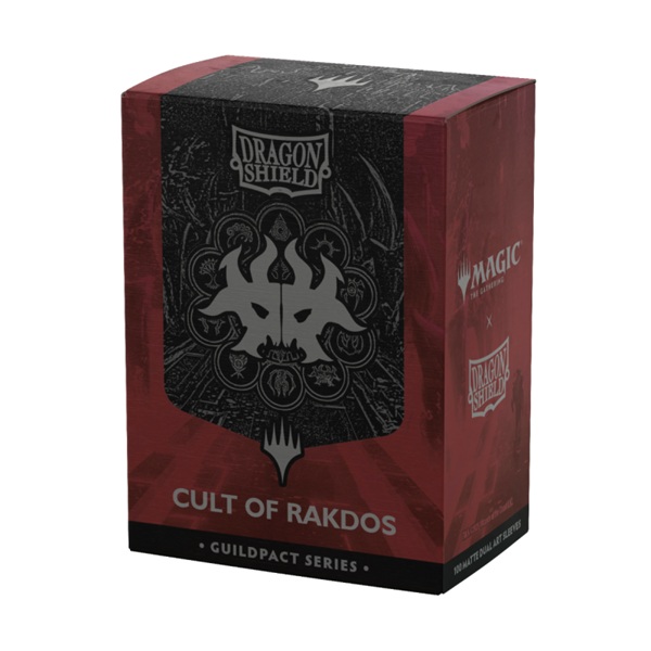 Dragon Shield Deck Protectors Matte Dual Art Sleeves: Magic: The Gathering: The Guildpact Series Cult Of Rakdos 100 Lommer Dragonshield Sleeves At-16514