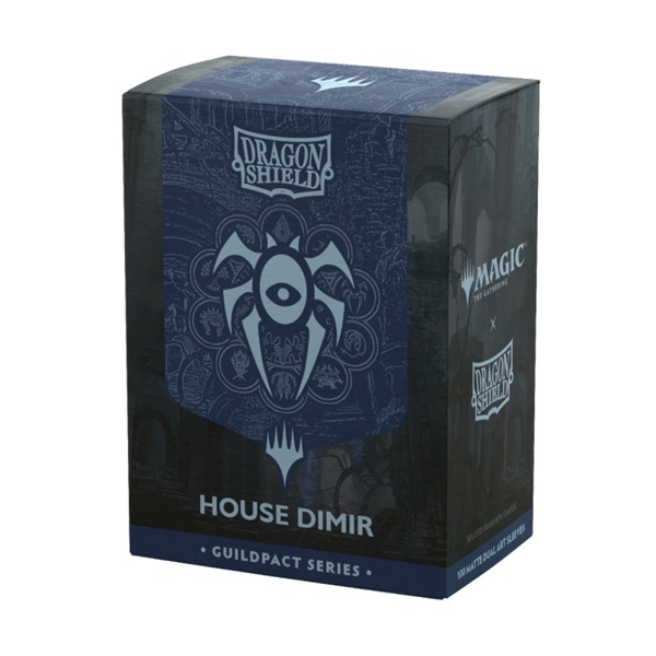 Dragon Shield Deck Protectors Matte Dual Art Sleeves: Magic: The Gathering: The Guildpact Series House Dimir 100 Lommer Dragonshield Sleeves At-16509