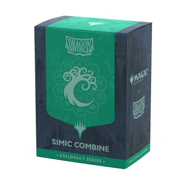 Dragon Shield Deck Protectors Matte Dual Art Sleeves: Magic: The Gathering: The Guildpact Series Simic Combine 100 Lommer Dragonshield Sleeves At-16512