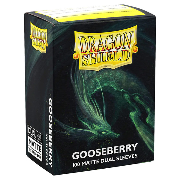 Dragon Shield Deck Protectors Matte Dual Sleeves: Gooseberry 100 Lommer Dragonshield Sleeves  At-15066