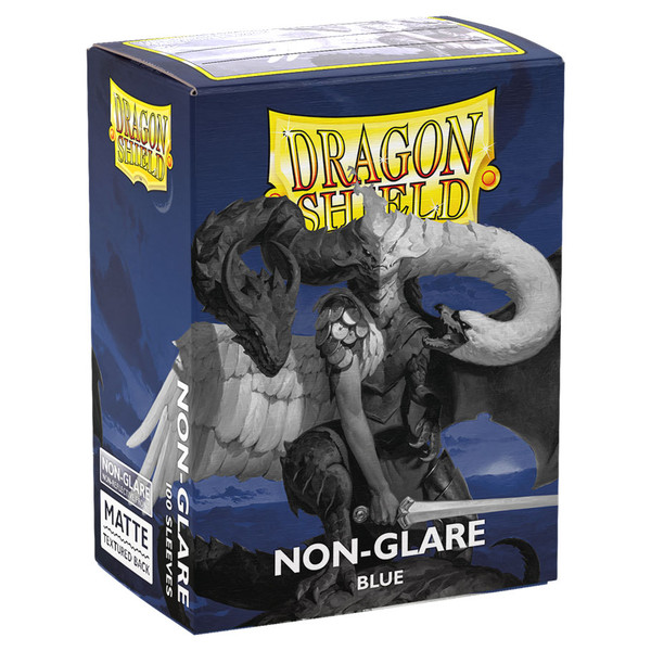 Dragon Shield Deck Protectors Matte Non-glare: Blue 100 Lommer Dragonshield Sleeves  At-11823