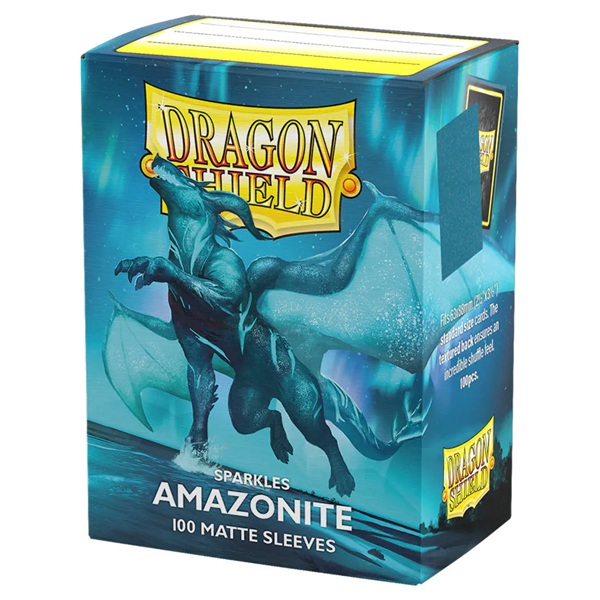 Dragon Shield Deck Protectors Matte Sleeves: Amazonite 100 Lommer Dragonshield Sleeves At-11062