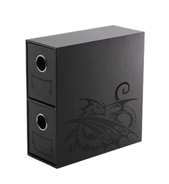 Dragon Shield Fortress Card Drawers: Black Dragonshield At-33706