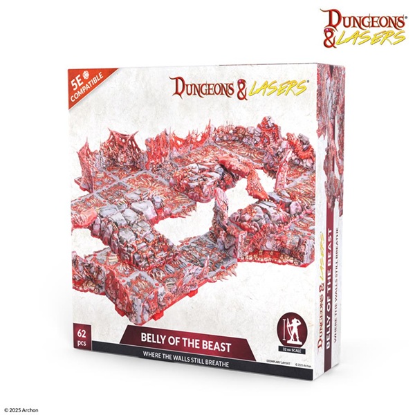 Dungeons Lasers Terrain: Belly Of The Beast
