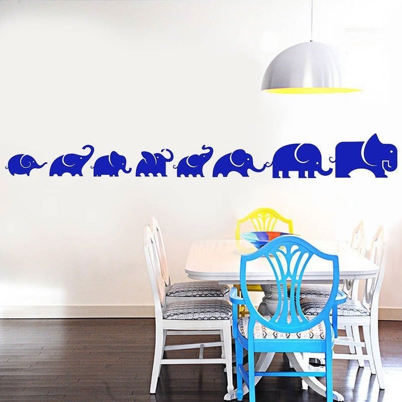 Elefant Familie Wallsticker