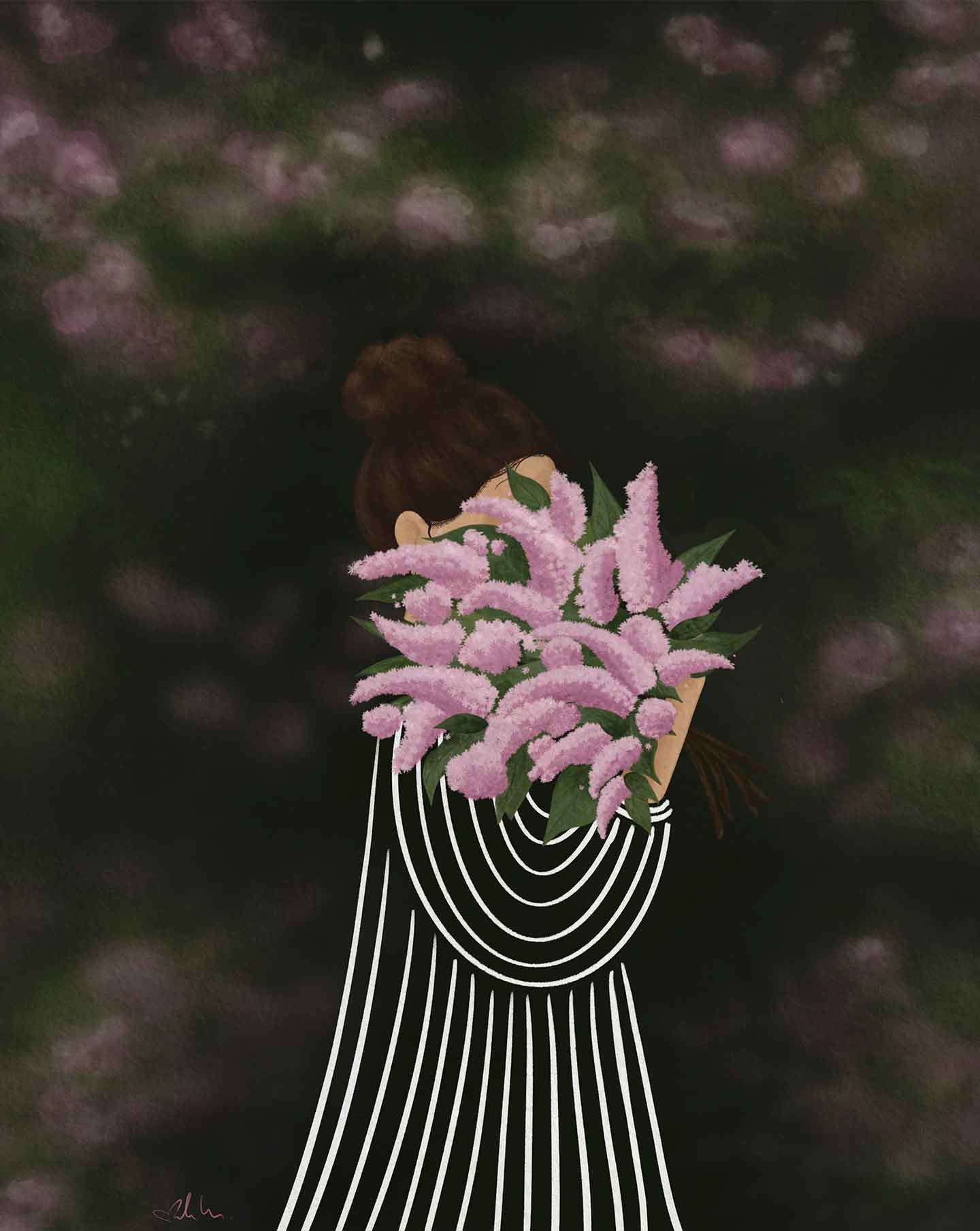 Evening Bloom Af Malene Vindt