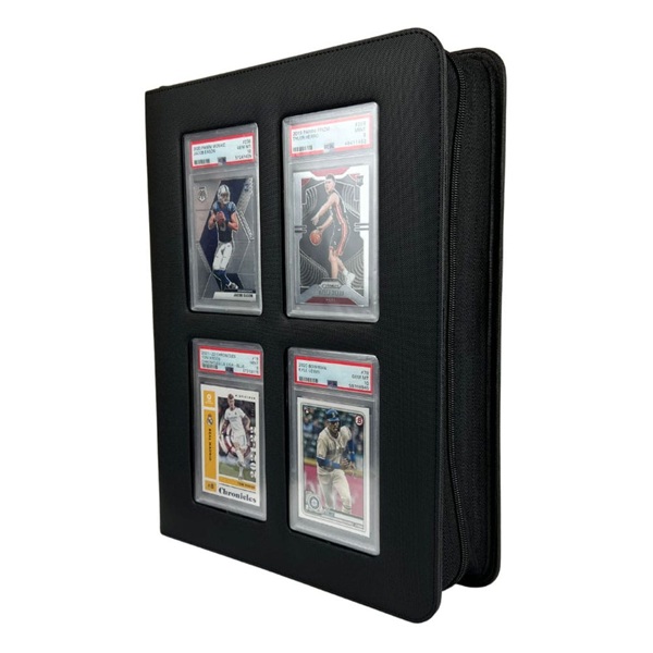 Evoretro Premium Card Slab Binder With Window Black