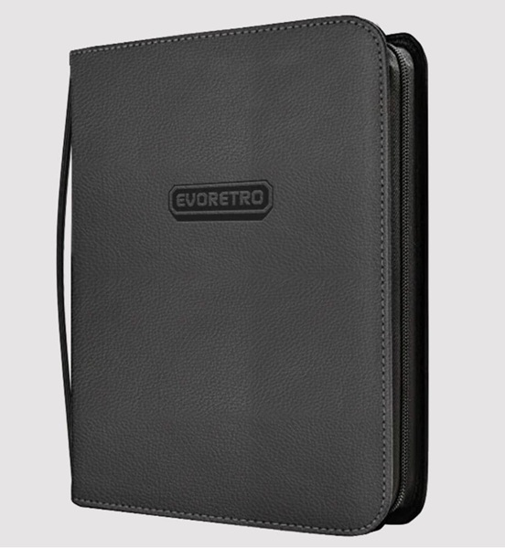 Evoretro Shield  Topload Cards Binder Black  216 Cards