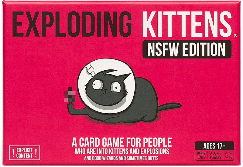 Exploding Kittens  Dansk  Nsfw Pink Edition  Explicit Content