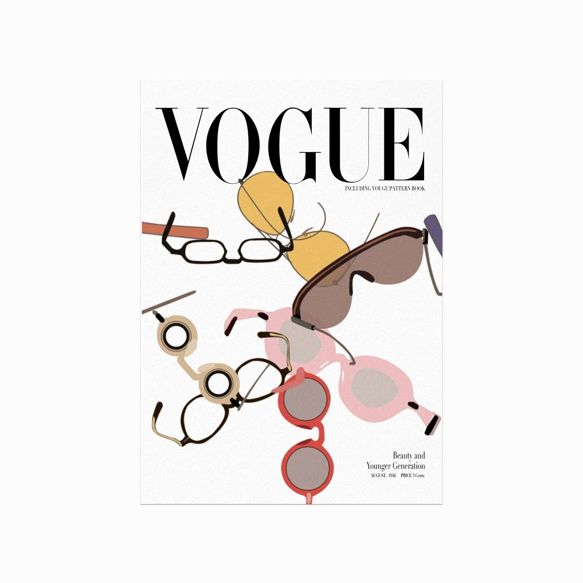 Fashion Plakat Vogue Get Your Glasses On