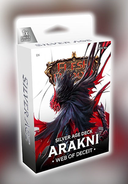 Flesh And Blood Tcg: Chapter   Silver Age Deck: Arakni  Web Of Deceit  Chaos Assassin
