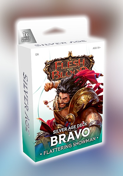 Flesh And Blood Tcg: Chapter   Silver Age Deck: Bravo  Flattering Showman  Guardian