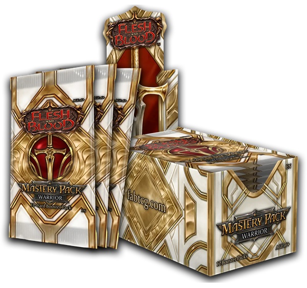 Flesh And Blood Tcg: Mastery Pack: Warrior Booster Display Box 12 Packs