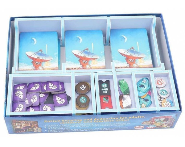 Folded Space Board Game Insert: Seti Space Agencies