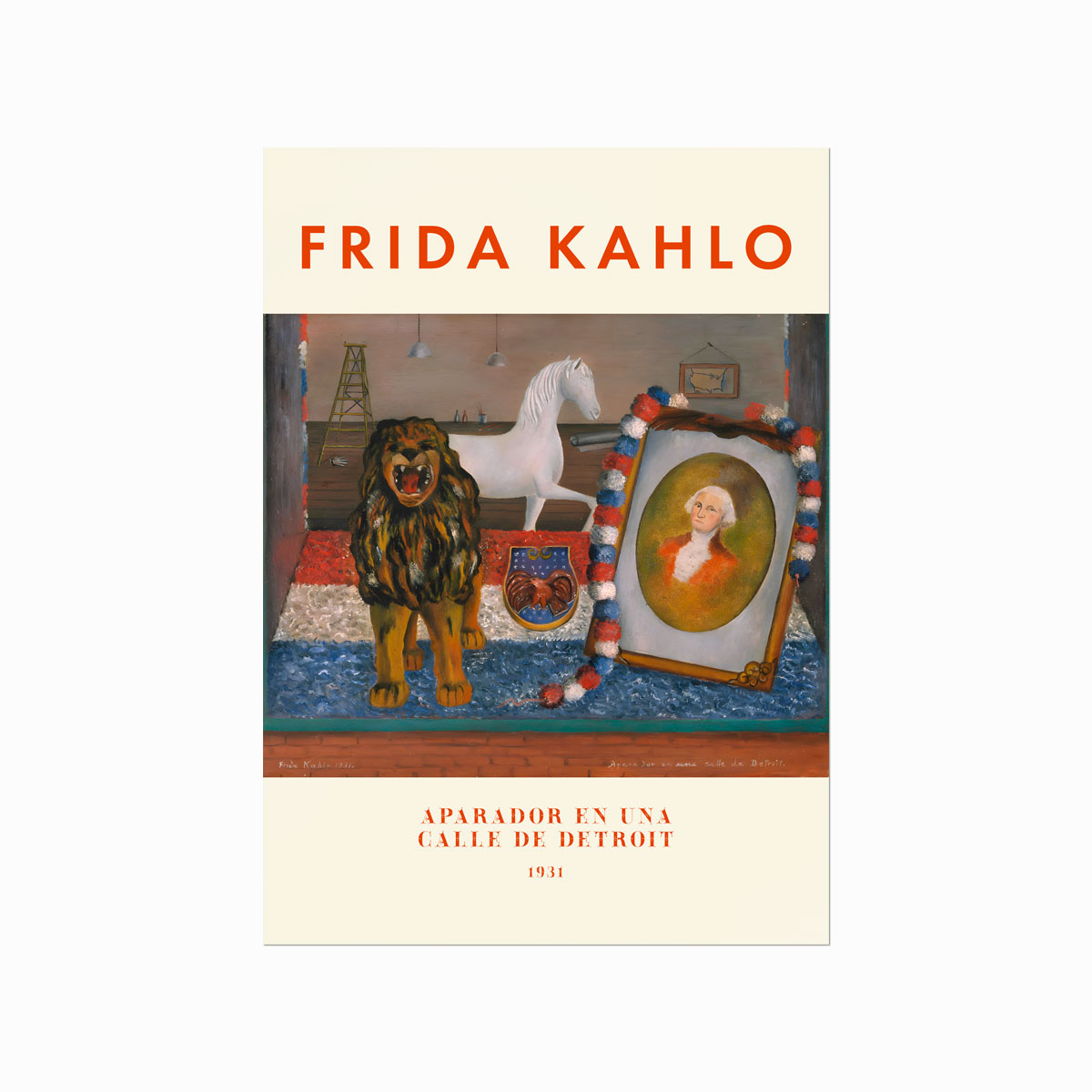 Frida Kahlo  Aparador En Una Calle De Detroit