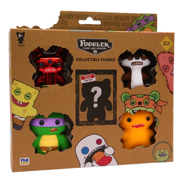 Fuggler Spongebob Squarepants Teenage Mutant Ninja Turtles: Ver -pack Deluxe Figure 6cm