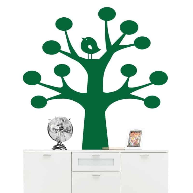 Fugl   Træ Wallsticker