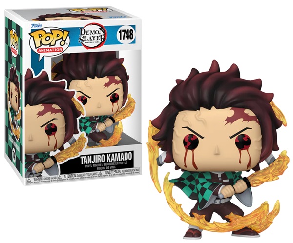 Funko Pop: Demon Slayer Tanjiro Kamado Sun Breathing 1748 Vinyl Figure 10cm