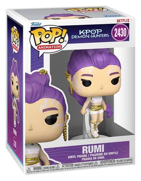 Funko Pop: Kpop Demon Hunters Rumi Golden Outfit 2430 Animation Vinyl Figure 9cm