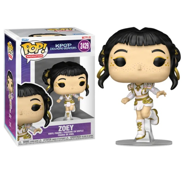 Funko Pop: Kpop Demon Hunters Zoey Golden Outfit 2429 Animation Vinyl Figure 9cm