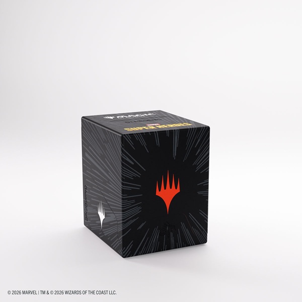 Gamegenic Deck Box: Magic: The Gathering Marvel Super Heroes Bastion 100 Comic Burst Black