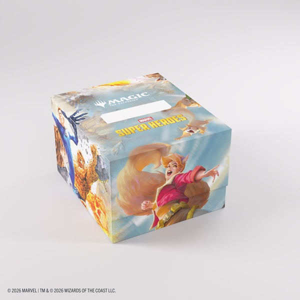 Gamegenic Deck Box: Magic: The Gathering Marvel Super Heroes Sideloading Soft Crate 100 The Fantastic Four Go Nuts