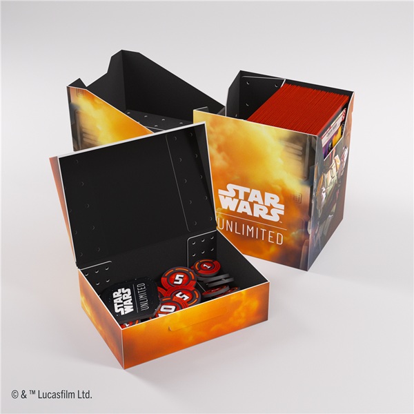 Gamegenic Deck Box: Star Wars: Jump To Lightspeed Unlimited Soft Crate Boba Fett Fett   Firespray