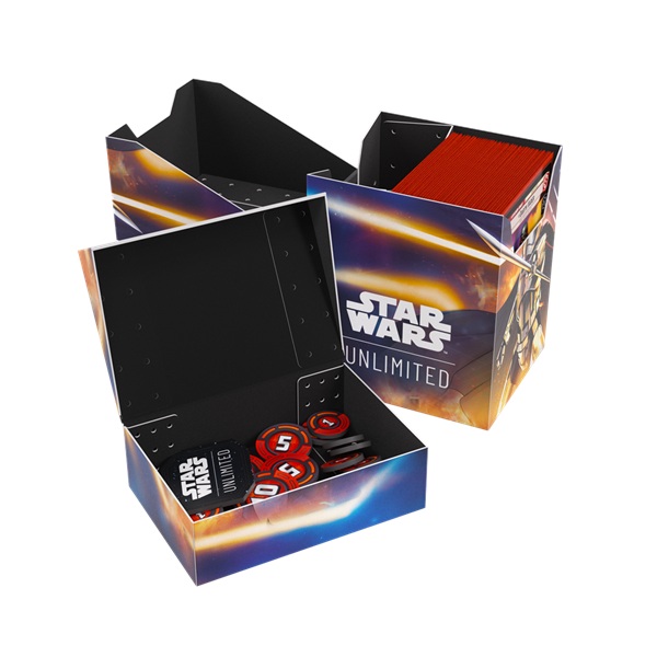 Gamegenic Deck Box: Star Wars: Jump To Lightspeed Unlimited Soft Crate Captain Phasma Stormtrooper