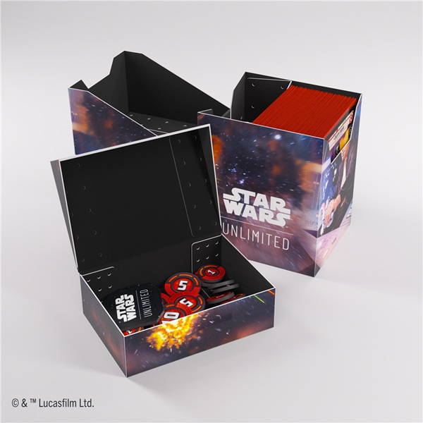 Gamegenic Deck Box: Star Wars: Jump To Lightspeed Unlimited Soft Crate Han Solo Millenium Falcon