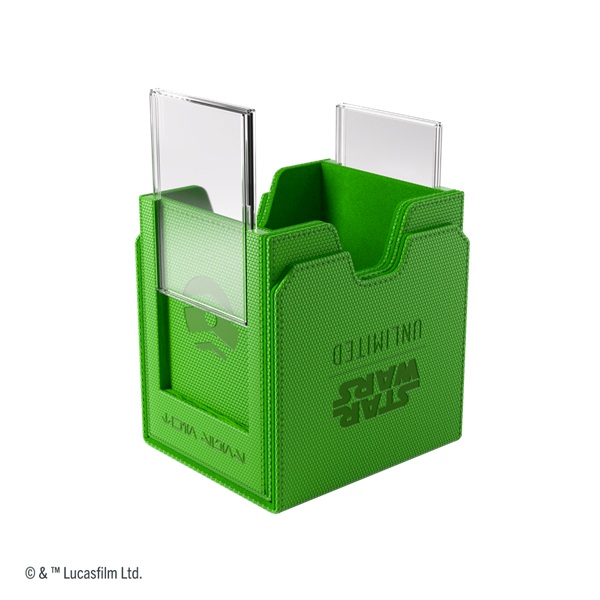 Gamegenic Deck Box: Star Wars: Jump To Lightspeed: Unlimited Twin Suns Deck Pod Green  Gr 195 184