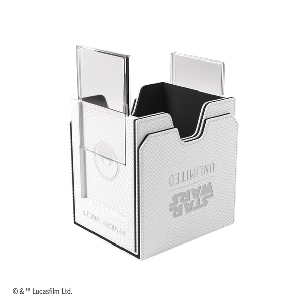 Gamegenic Deck Box: Star Wars: Jump To Lightspeed: Unlimited Twin Suns Deck Pod White  Hvid Black  Sort
