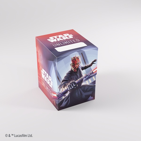 Gamegenic Deck Box: Star Wars: Unlimited Legends Of The Force Soft Crate Darth Maul