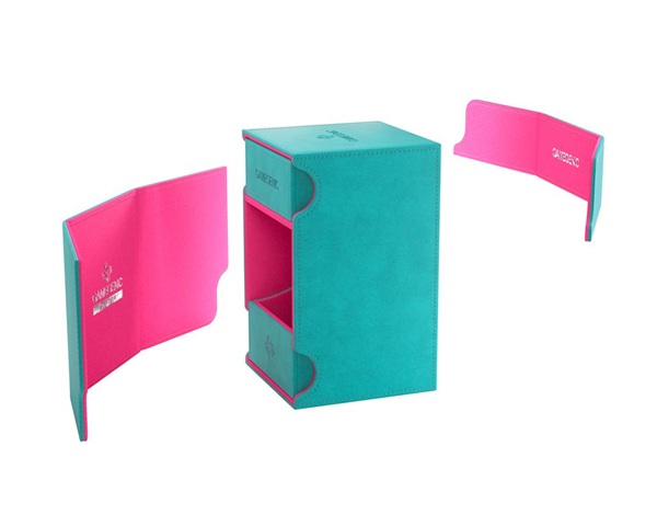 Gamegenic Deck Box: Watchtower 100    Exclusive  Teal Pink
