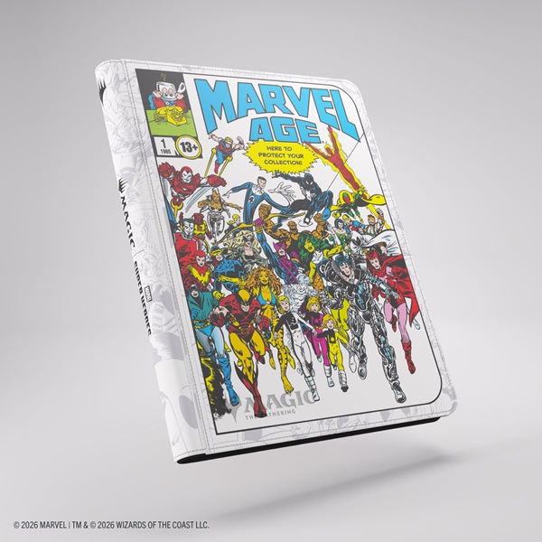 Gamegenic Mappe: Magic: The Gathering Marvel Super Heroes Zip-up Album 18-pocket Holder 360 Kort Marvel Age