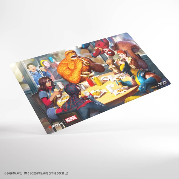Gamegenic Spillem 195 165 Tte: Magic: The Gathering Marvel Super Heroes Prime Playmat Heroic Feast