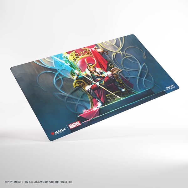 Gamegenic Spillem 195 165 Tte: Magic: The Gathering Marvel Super Heroes Prime Playmat Loki Laufeyson
