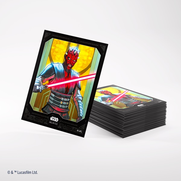 Gamegenic Star Wars: Twilight Of The Republic Unlimited Art Sleeves Darth Maul  60   Kortlommer