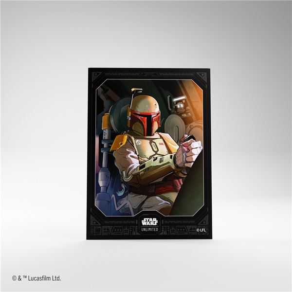 Gamegenic Star Wars: Unlimited Jump To Lightspeed Art Sleeves Boba Fett  60   Kortlommer
