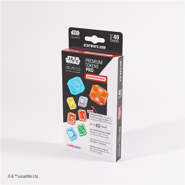 Gamegenic Star Wars: Unlimited Premium Acrylic Tokens Pro Expansion