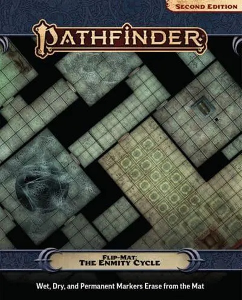 Gamemastery Flip-mat: The Enmity Cycle Tabletop 195 165 Tte Pathfinder Pzo30129