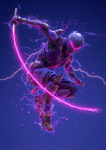 Gamer Plakat 479  Cyber Ninja Strike