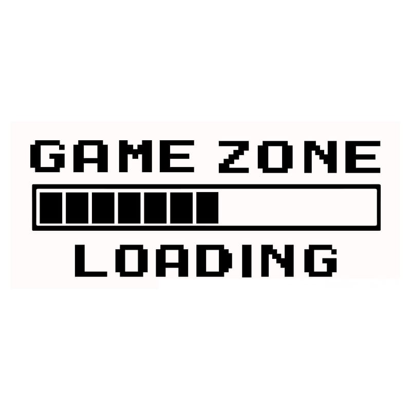 Gamer Wallsticker  Game Zone Loading  22x57cm