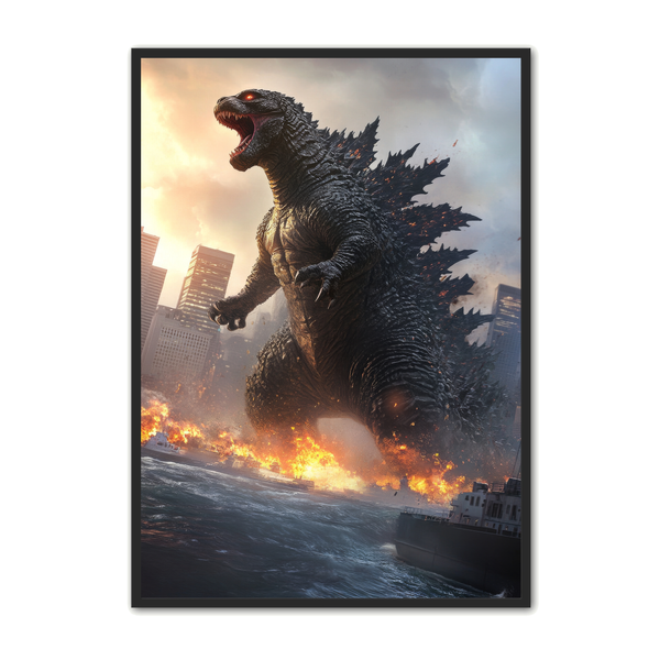 Godzilla Plakat 13 Fantasi Plakat