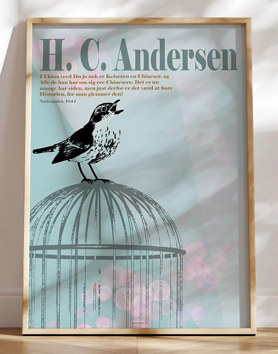 Andersen Plakat Nattergalen