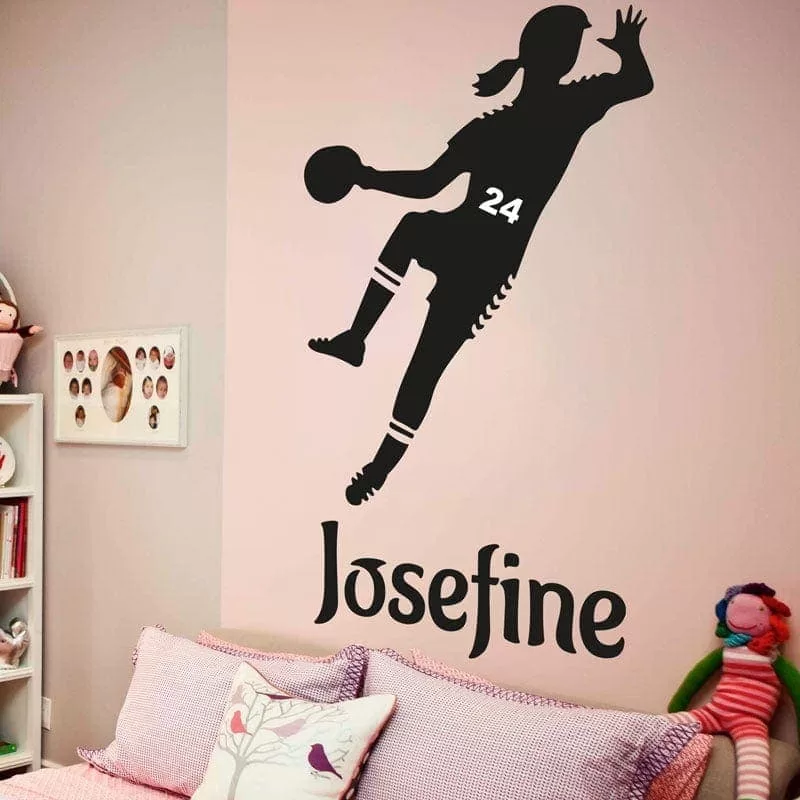 Håndbold Damer Wallsticker