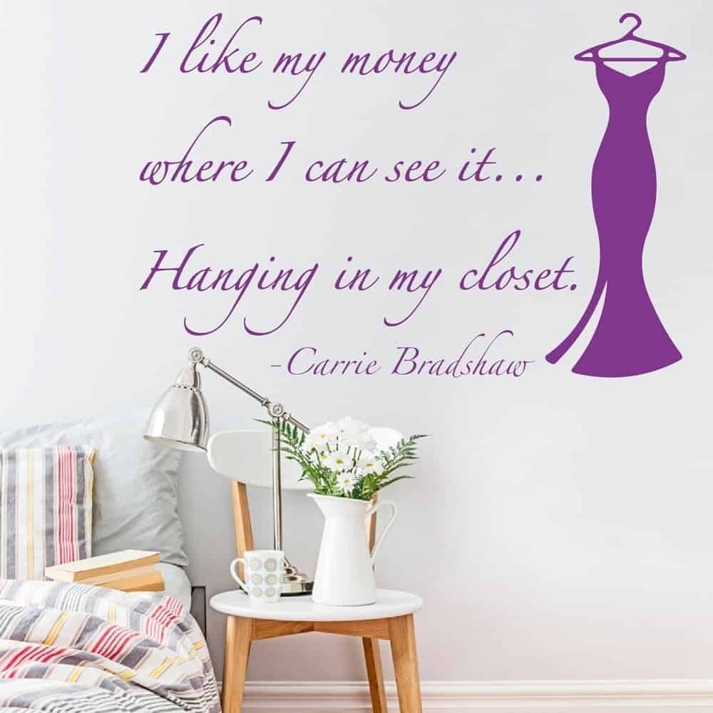 Hanging In Closet Wallsticker